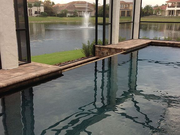 Pool with vanishing edge