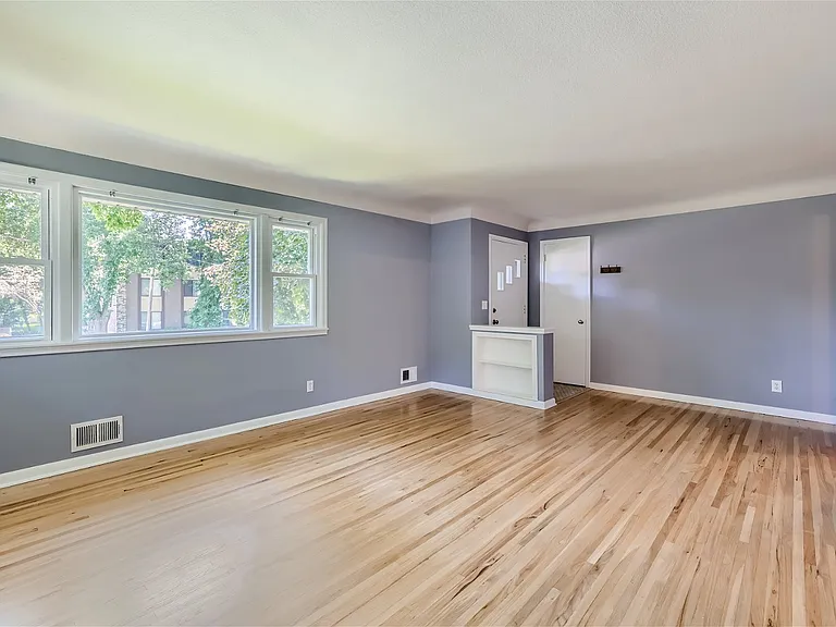 Spacious and warm living room