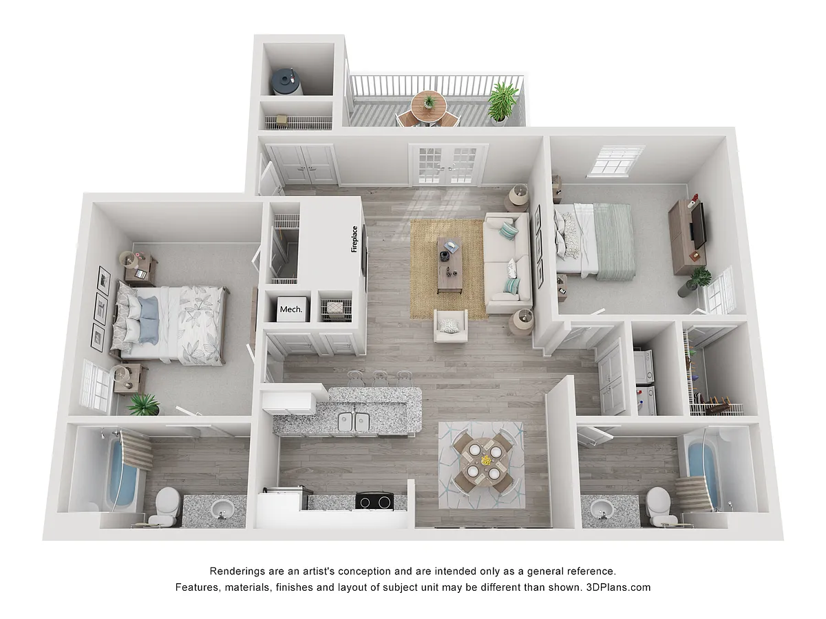 Floor plan Rock Sparrow