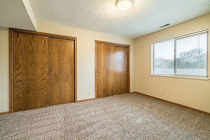 Our bedrooms feature plenty of natural light and ample closet storage space.