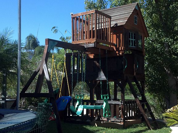Backyard with Play Ground.