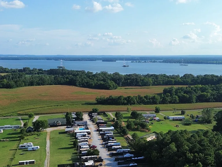 Ariel view for rv/ container home park, near Lake Wheeler