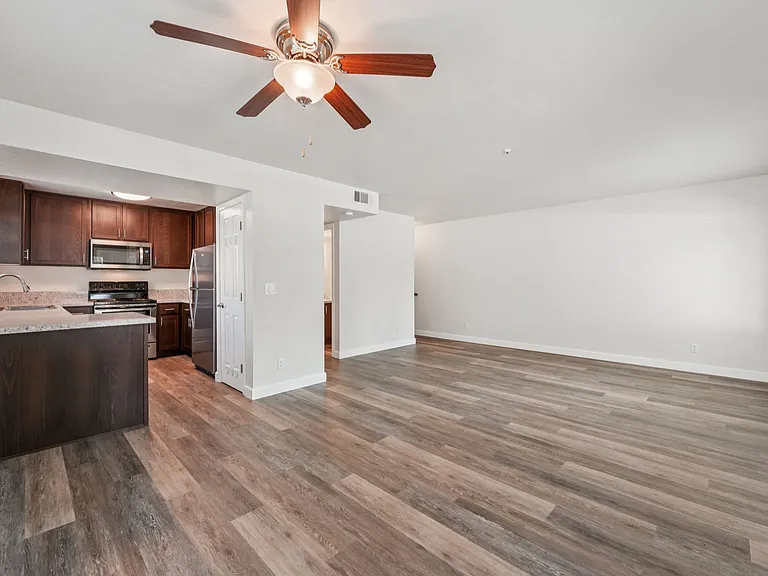 Spacious lower level of townhome.