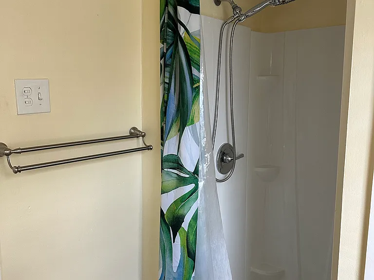 Full bath shower.