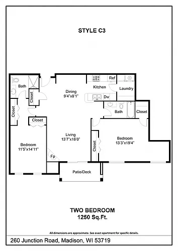 Floor plan Style C3