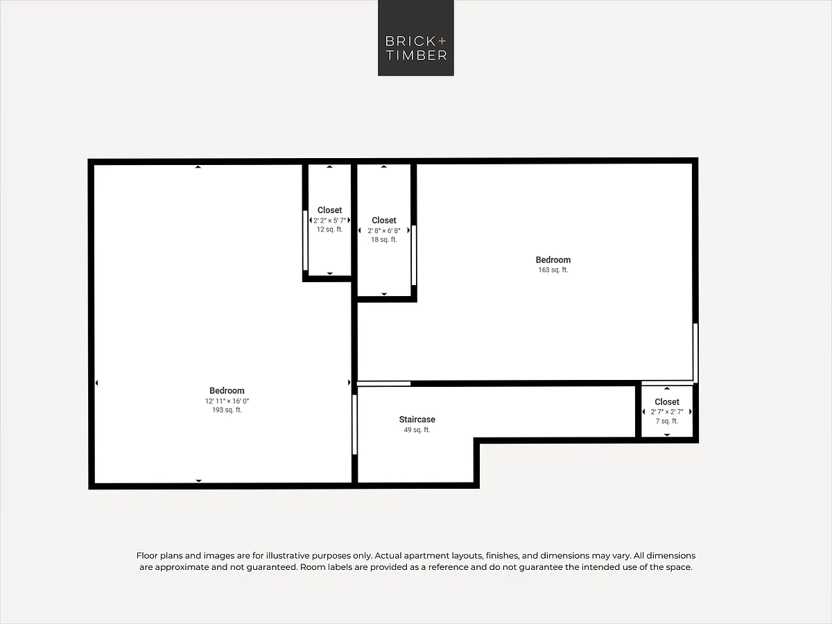 Floor plan 3 Bedroom 1 Bath