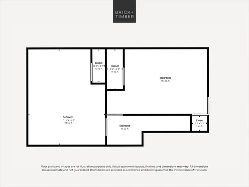 Floor plan 3 Bedroom 1 Bath