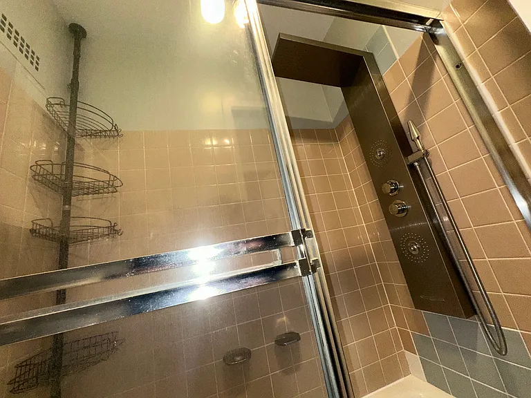 Bathroom: Shower and bathtub