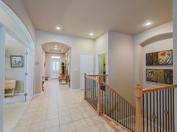 Looking at the Front entrance from inside the house