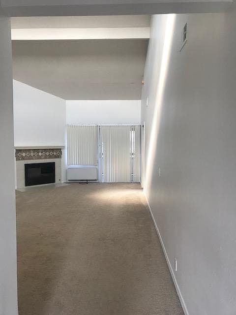 Entry way looking into main living space