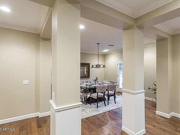 Breathtaking Entry to the  Dining Rm