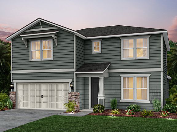 Craftsman Elevation with Stone C1 with Stone