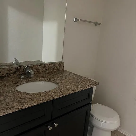 Half bathroom down