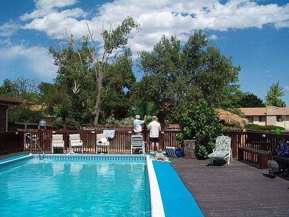 Pool with Diving Board & Wrap Around Deck