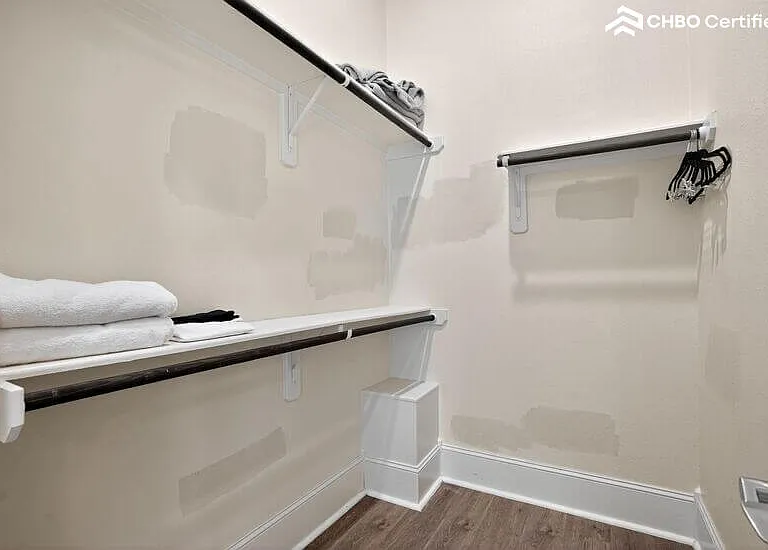 Spacious walk-in closet for bedroom 2