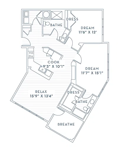Floor plan B3R