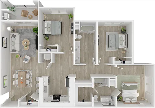 Floor plan "Juniper" 3x2