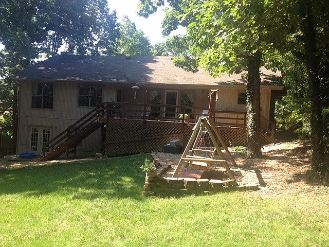 Backyard & deck