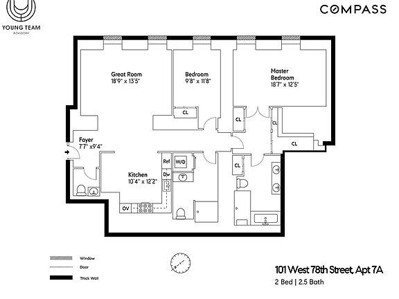 2nd image of 101 W 78th St APT 7A