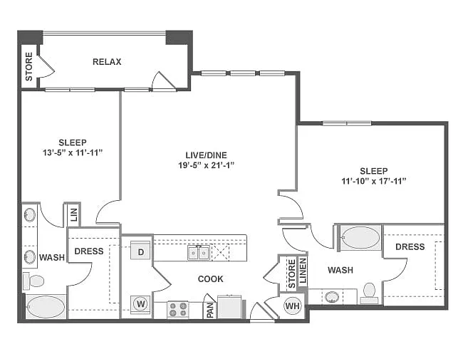 Floor plan C8