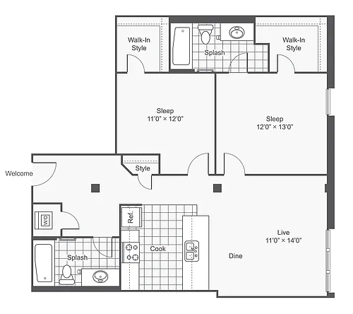 Floor plan Thor