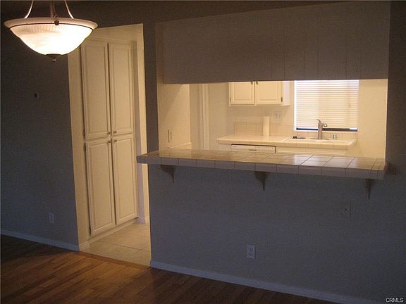 Washer dryer hookups in the kitchen area