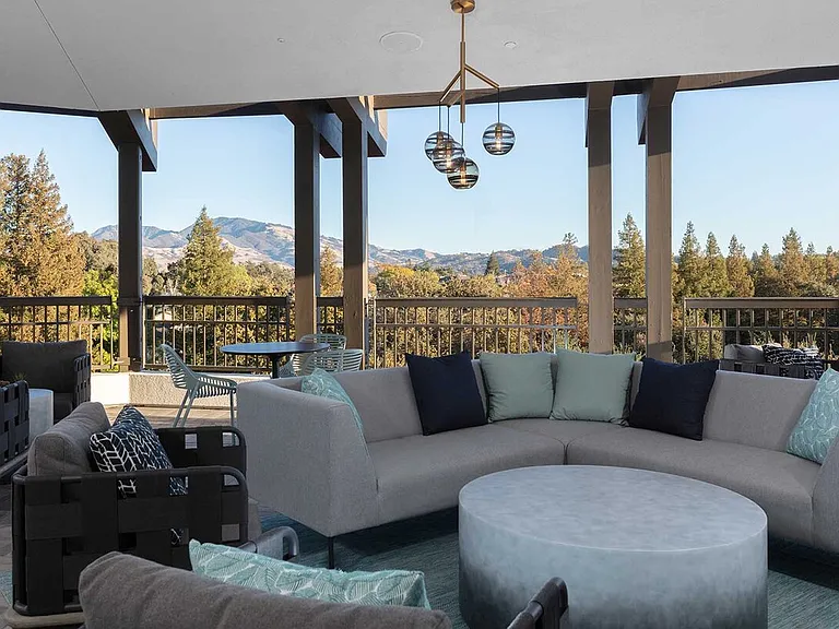 community rooftop terrace
