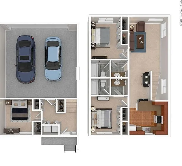 Creekstone - Richmond Townhome - 2 Beds - 2 Baths - 1165 Sq. ft.