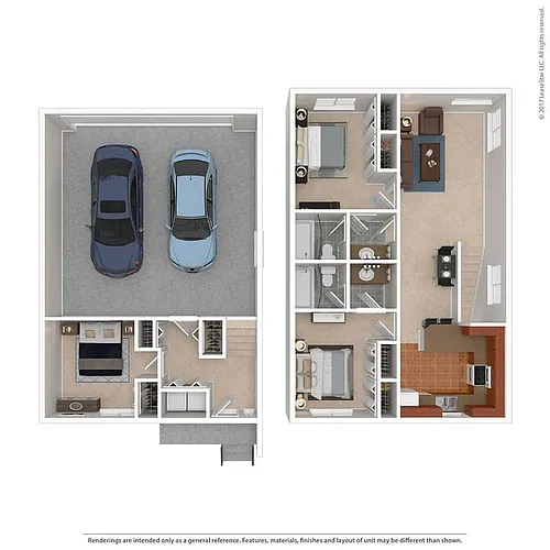 Floor plan Richmond Townhome