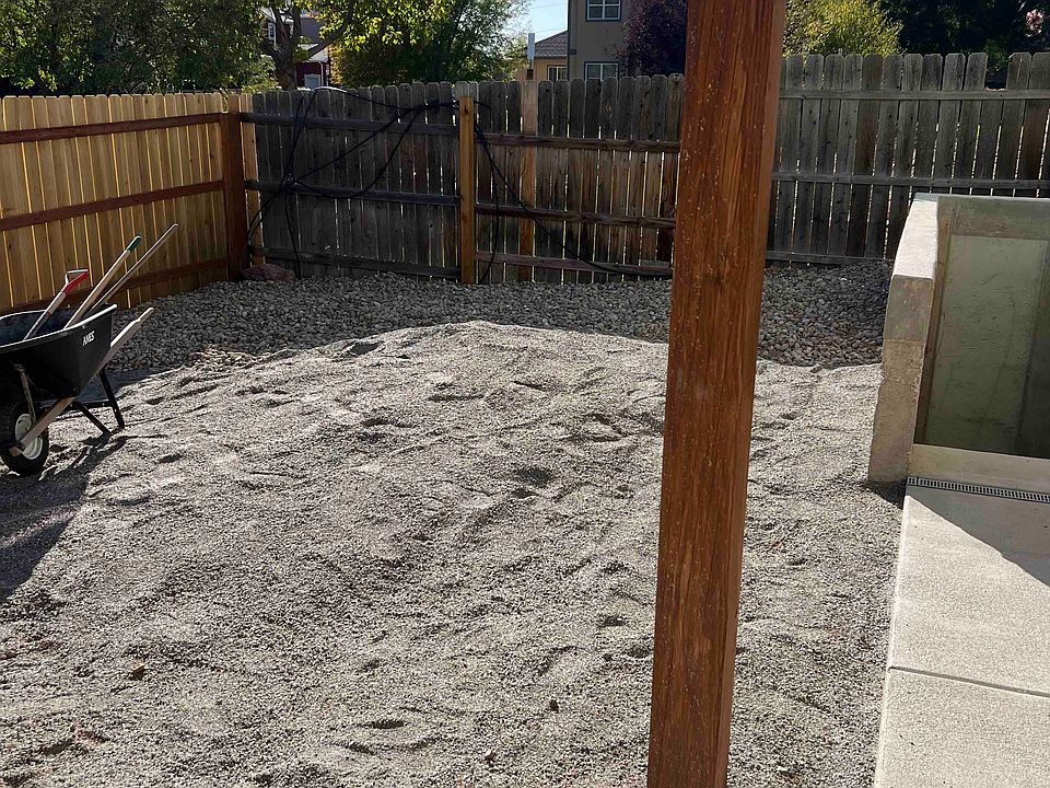 Private yard. A blank slate for you to make your own.