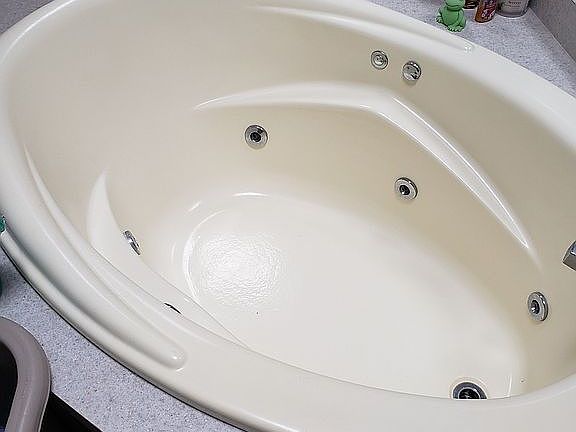 Master bath also has shower stall