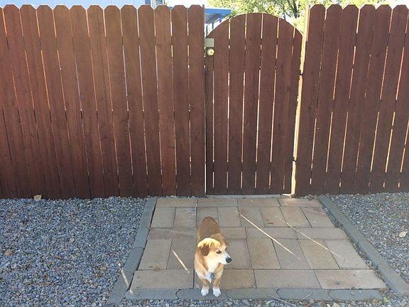 wooden gate, main entrance