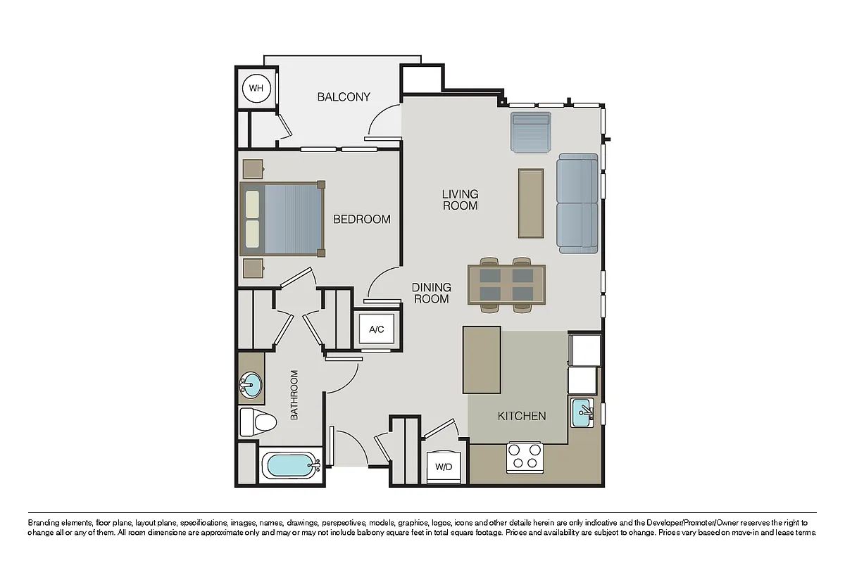 Floor plan Plan 1C