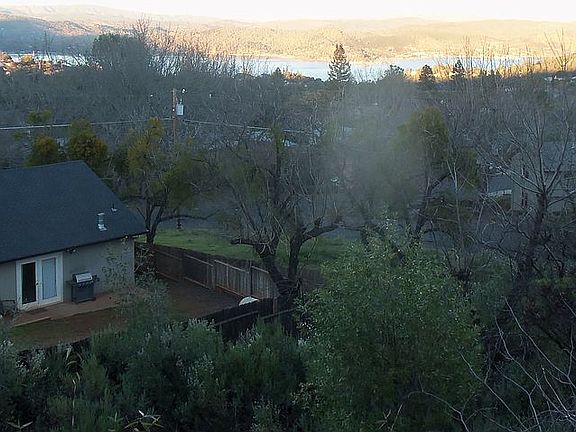 view of lake from upper deck