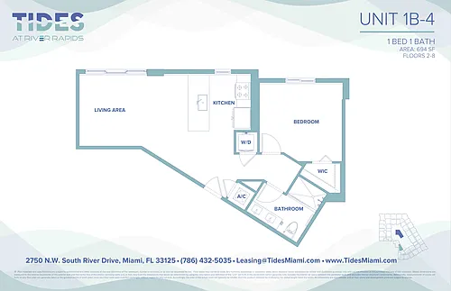 Floor plan 1B-4