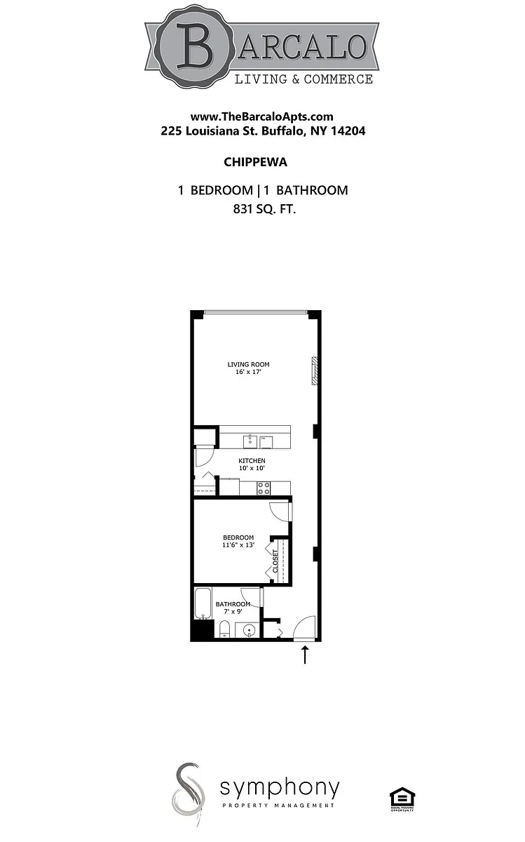 Floor plan Chippewa