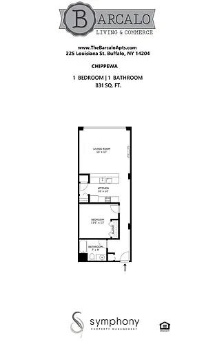 Floor plan Chippewa