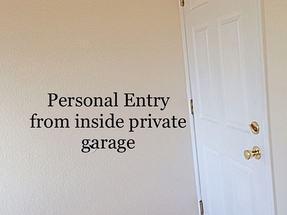entry from garage