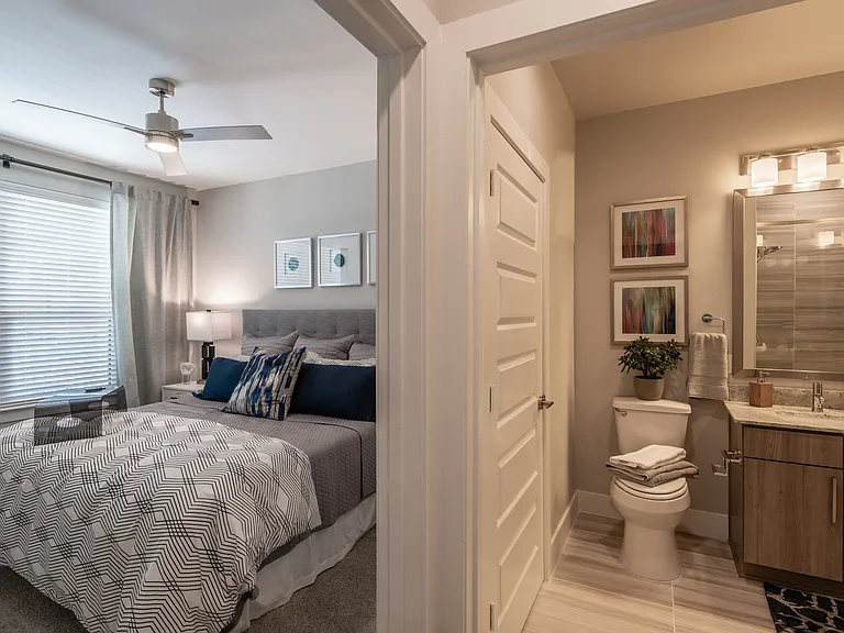 Model Bedroom and Bathroom