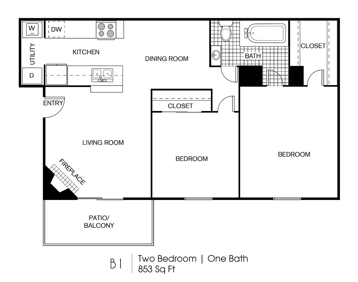 Floor plan B1