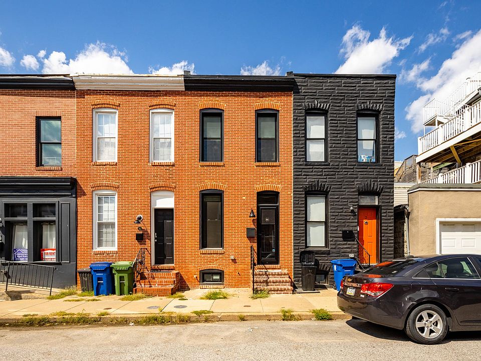 Brick front with black windows