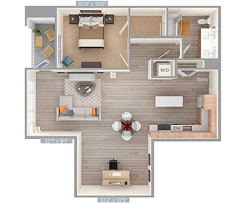 Floor plan A6D-968