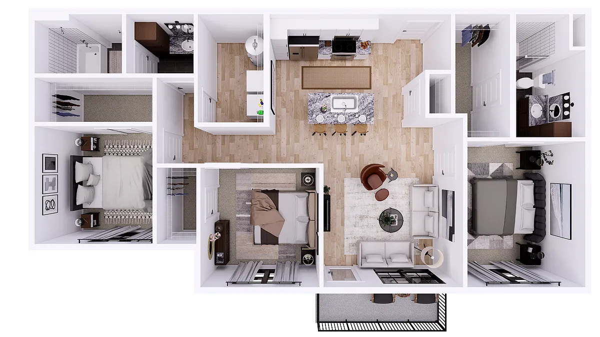 Floor plan Thomas-3A
