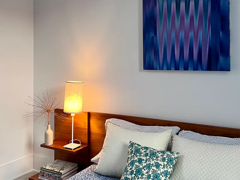 bedroom with king bed