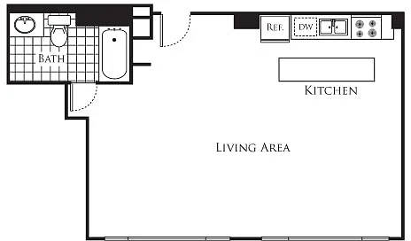 Floor plan Studio C1