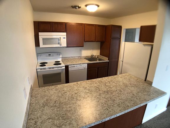 Remodeled kitchen.