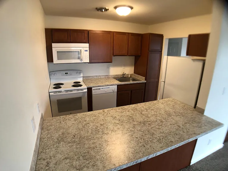 Remodeled kitchen.