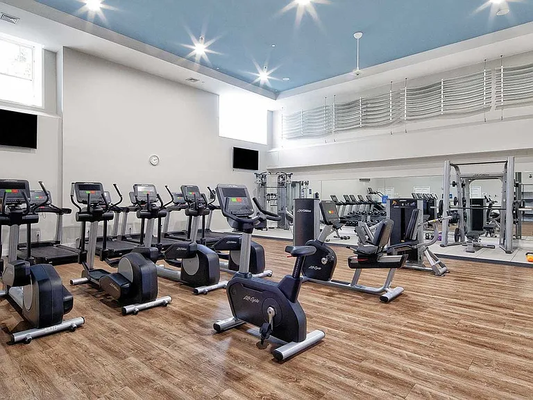 State-of-the-art fitness center with cardio and strength equipment