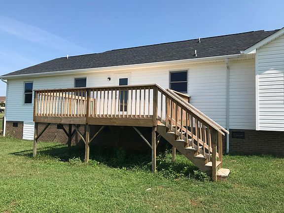 Backyard deck