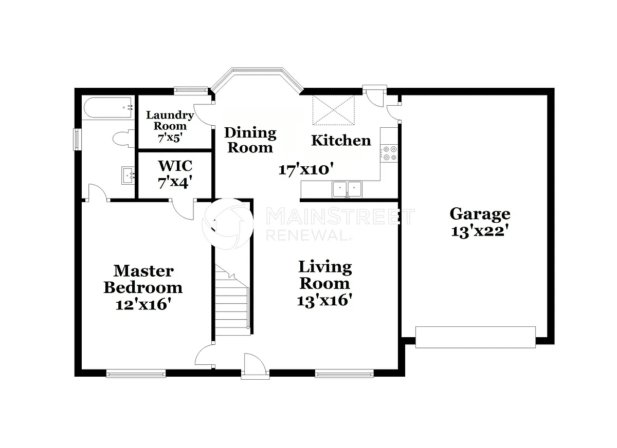 Floor Plan - 1115 McDonough Cir